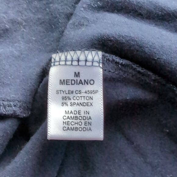 Navy Blue  Short Sleeve Flared T Shirt Dress With Pockets M - Picture 3 of 8